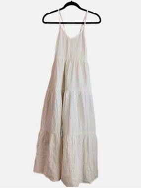 Able Tyler Strappy Maxi Dress in Cream
